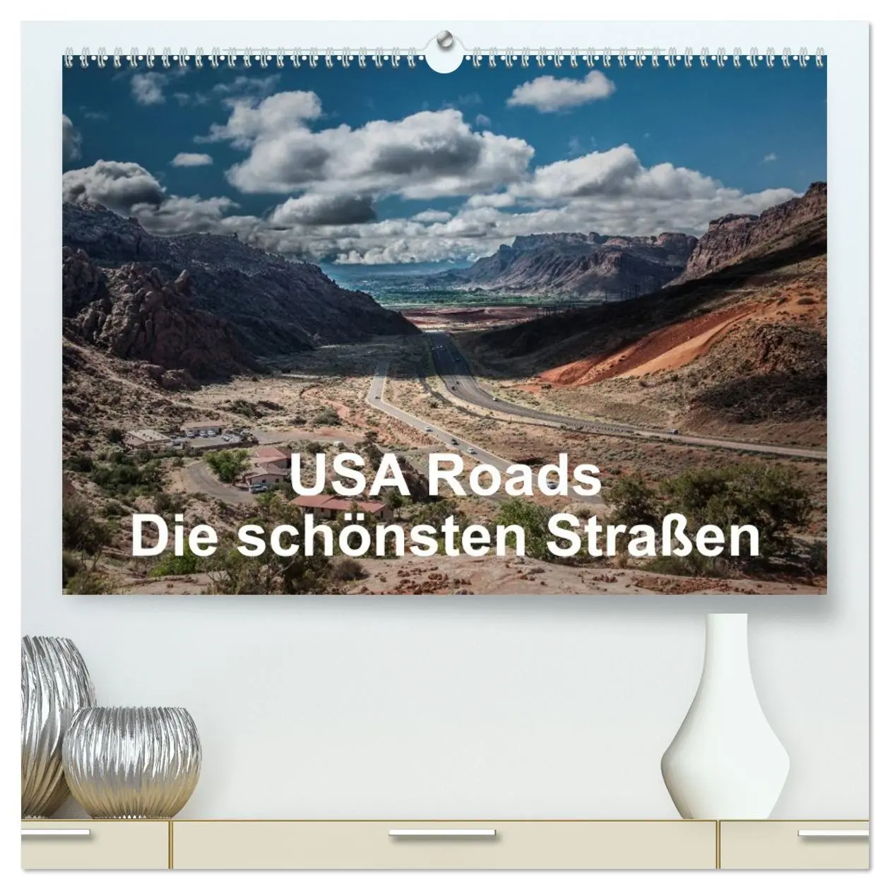 Cover: 9783516065206 | USA Roads (hochwertiger Premium Wandkalender 2026 DIN A2 quer),...